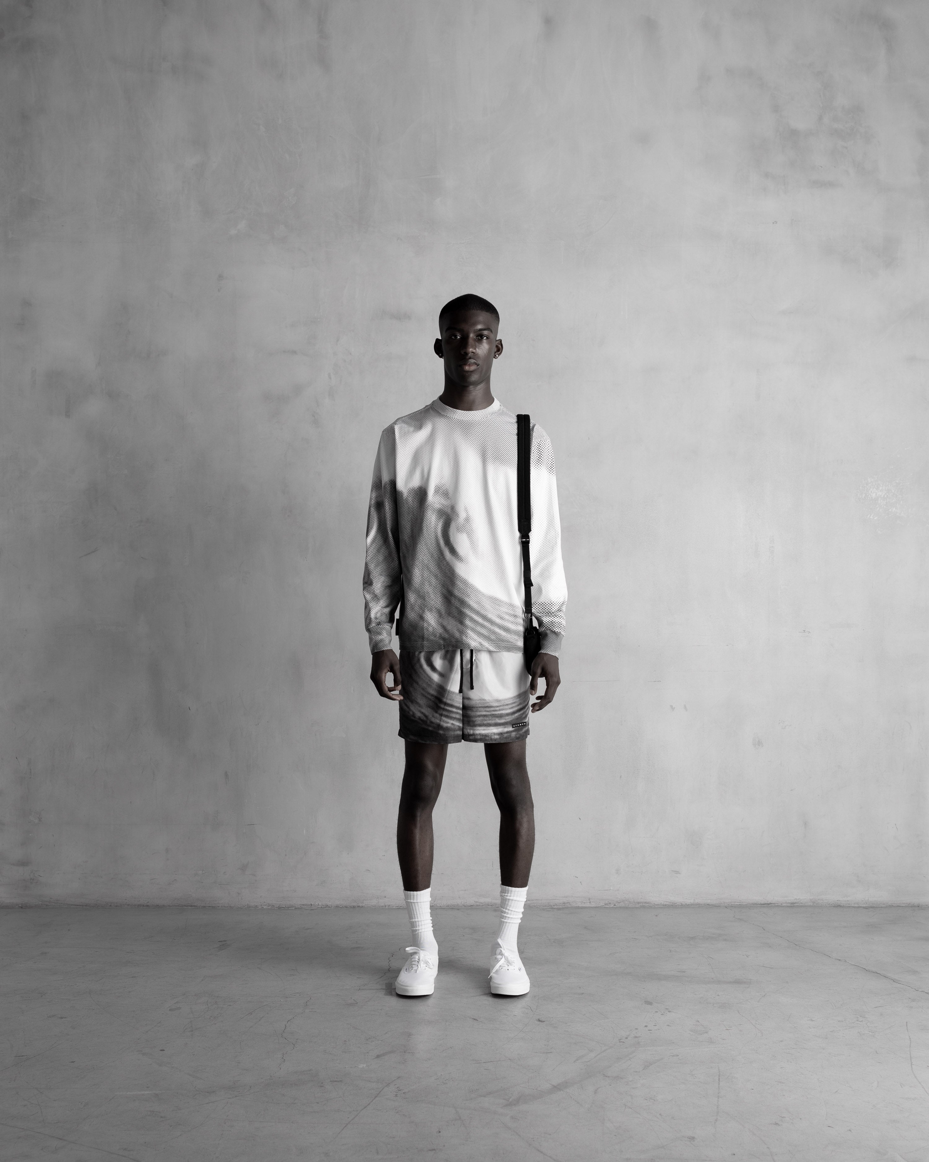 Black Wave LS Relaxed Tee