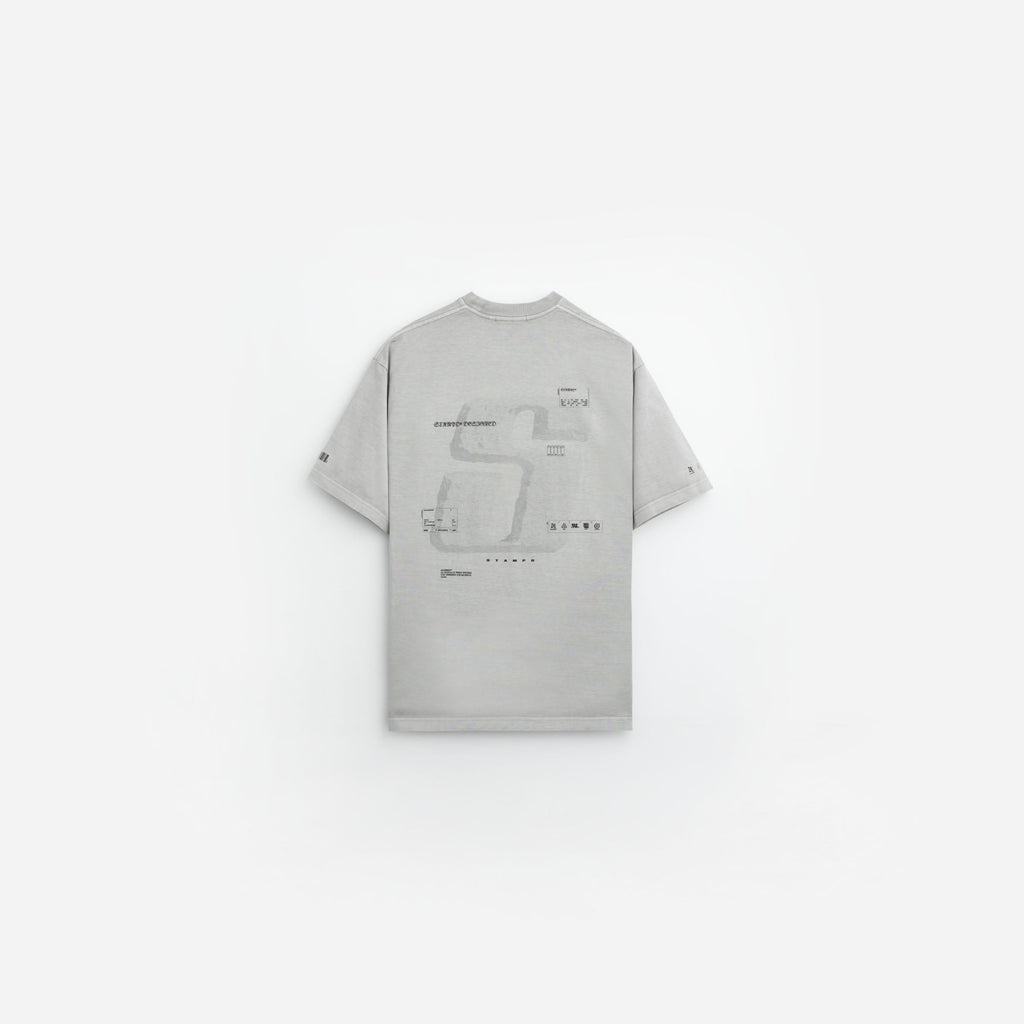Cement Transit Relaxed Tee - Vintage Washed
